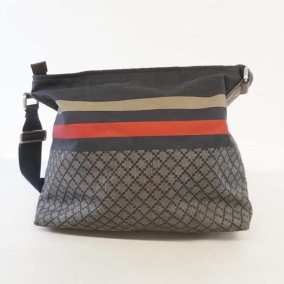 Gucci Hardware Diamante Nylon Black Silver Shoulder Bag - Picture 4 of 4